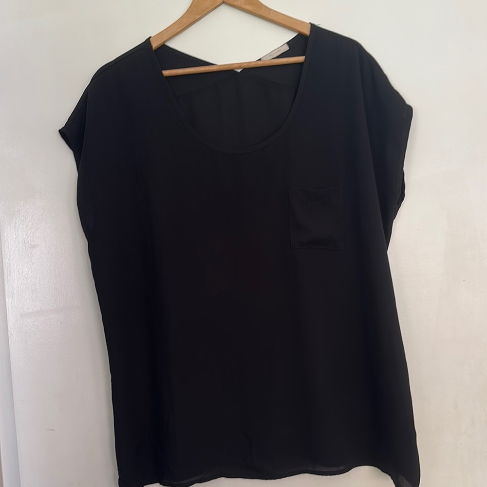 Black work top